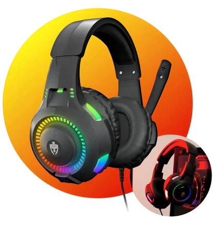 Fone De Ouvido Headset Gamer Led Rgb