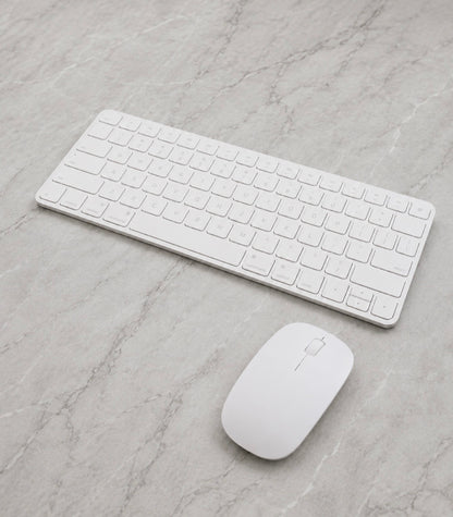 Kit Teclado e Mouse Sem Fio Slim